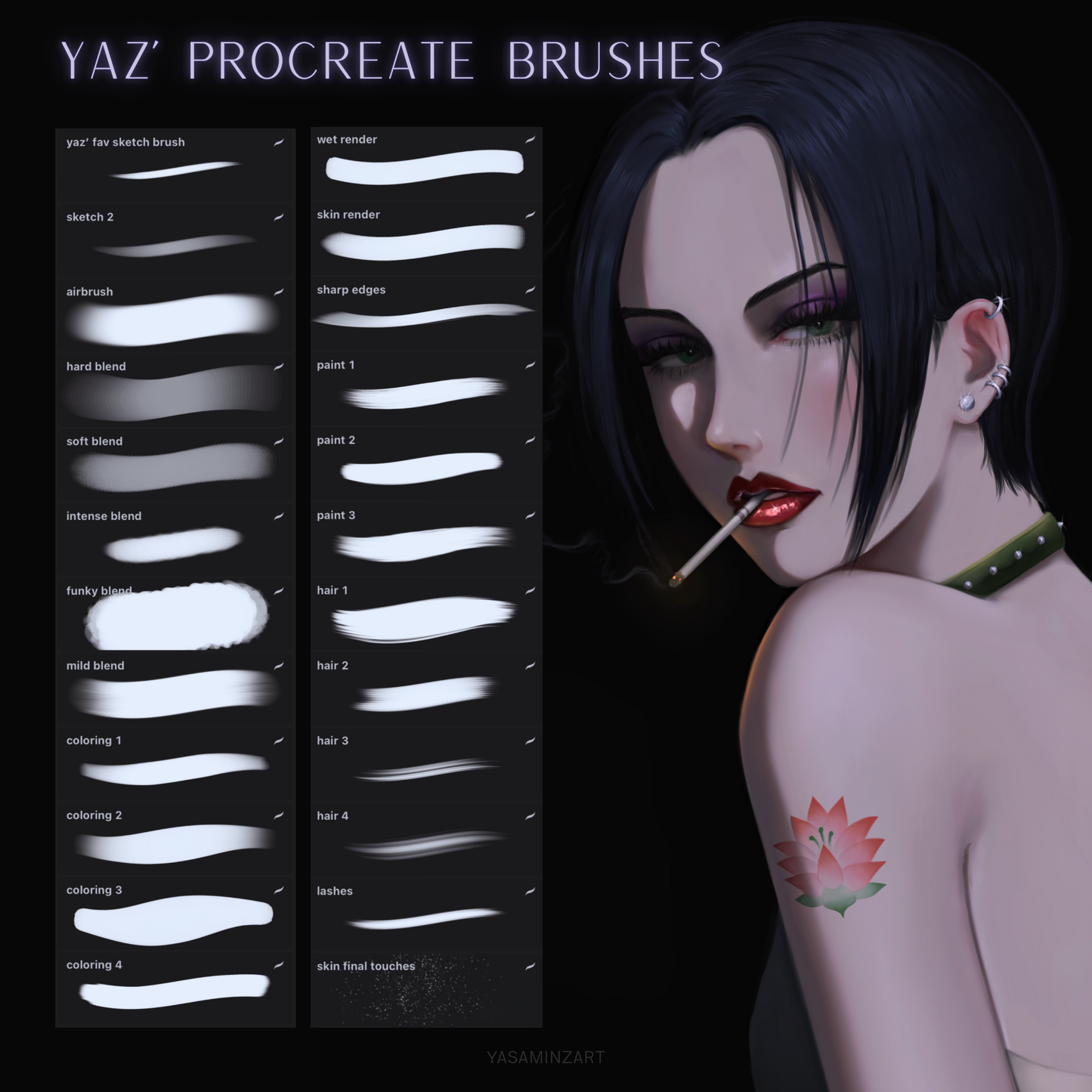 Yaz' Procreate Brushes