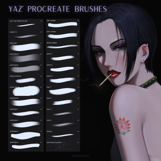 Yaz' Procreate Brushes